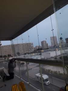 Carpintería de aluminio para cerramiento de terraza- persianas Guardiola Alicante