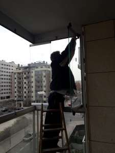 Carpintería de aluminio para cerramiento de terraza- persianas Guardiola Alicante