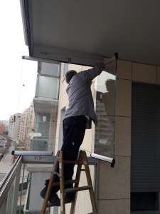 Carpintería de aluminio para cerramiento de terraza- persianas Guardiola Alicante